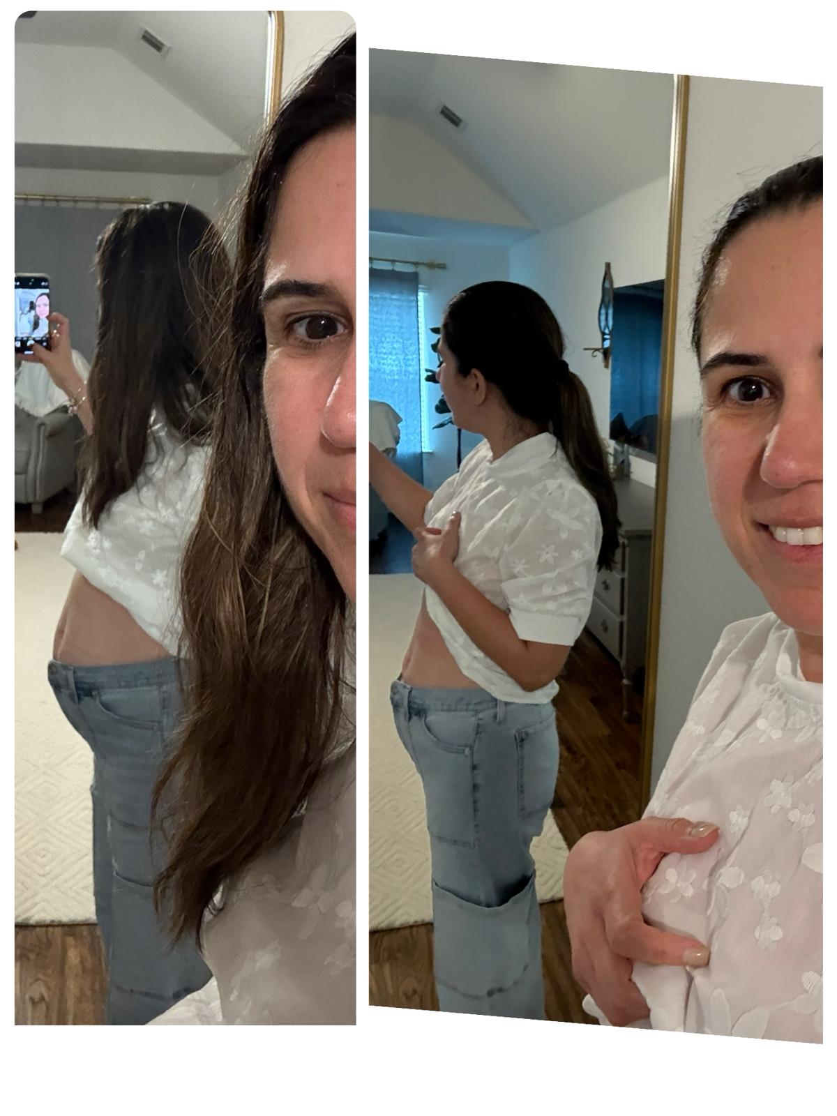 Comparación de resultados compartida por una integrante de GLOW