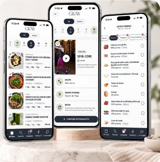 GLOW Low FODMAP · Plan de 6 semanas